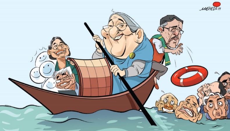 হাসিনা পালাইনা